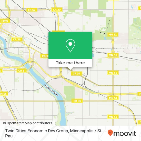 Twin Cities Economic Dev Group map