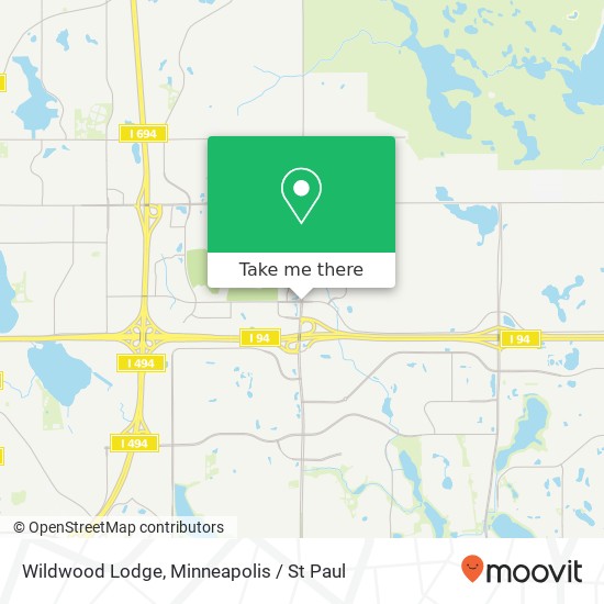 Wildwood Lodge map