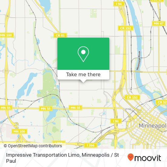 Impressive Transportation Limo map