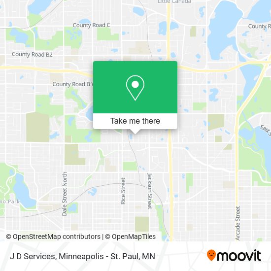 J D Services map