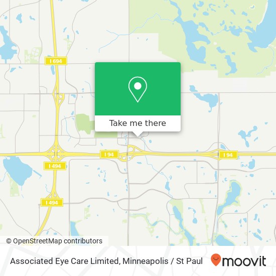 Associated Eye Care Limited map