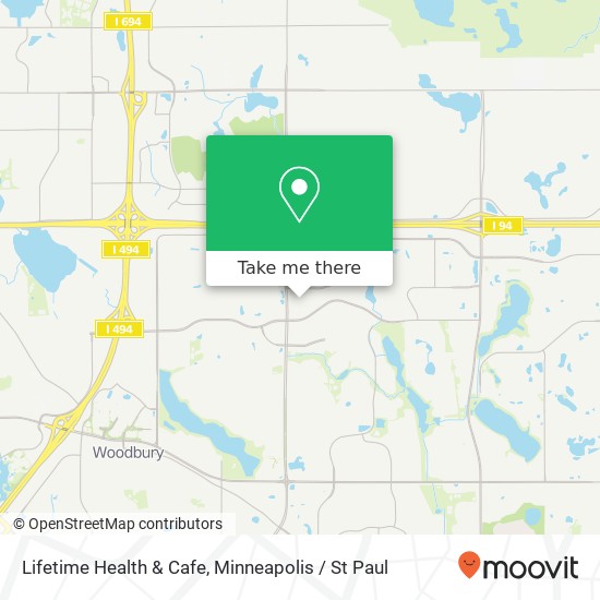 Lifetime Health & Cafe map