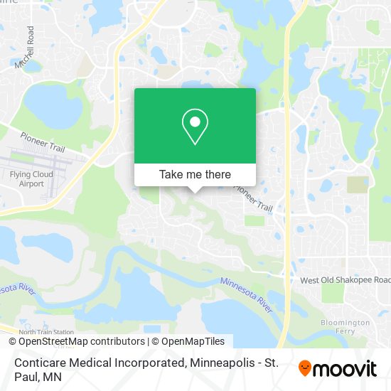 Conticare Medical Incorporated map