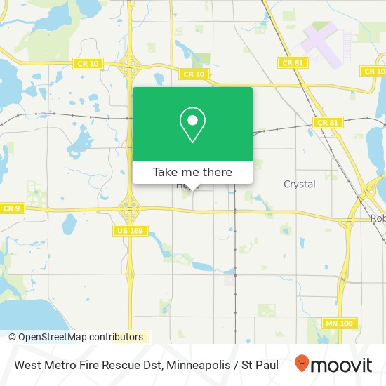 West Metro Fire Rescue Dst map