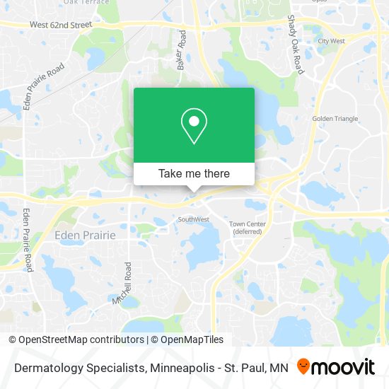 Dermatology Specialists map