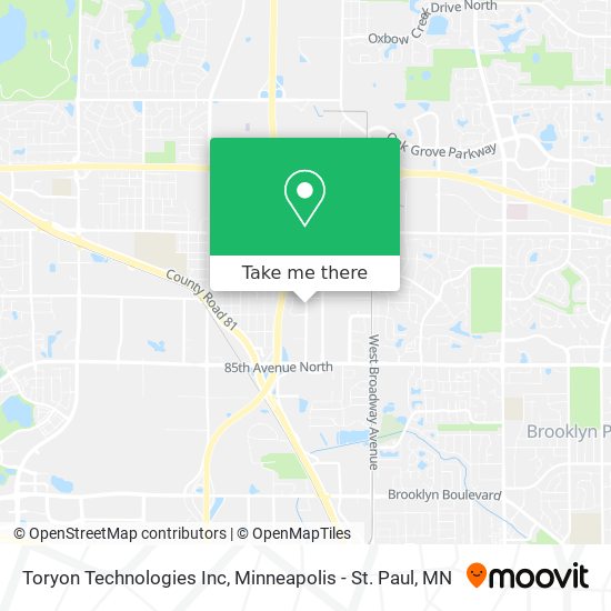 Toryon Technologies Inc map