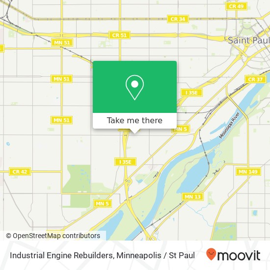 Mapa de Industrial Engine Rebuilders