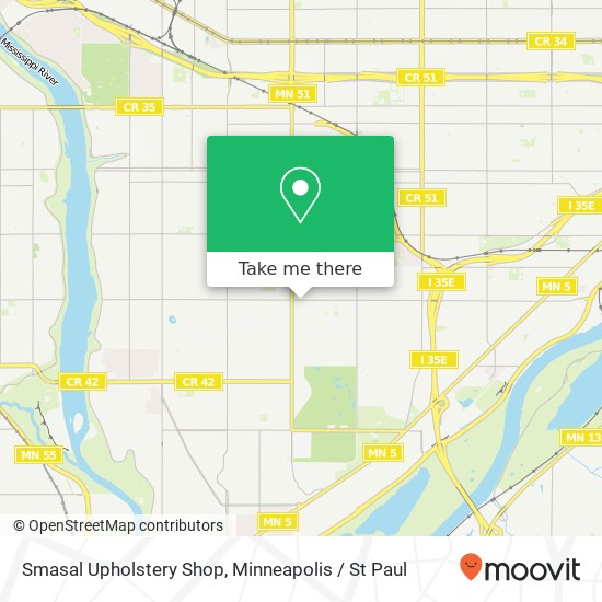 Smasal Upholstery Shop map