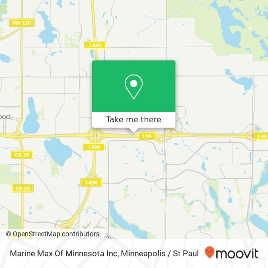 Mapa de Marine Max Of Minnesota Inc