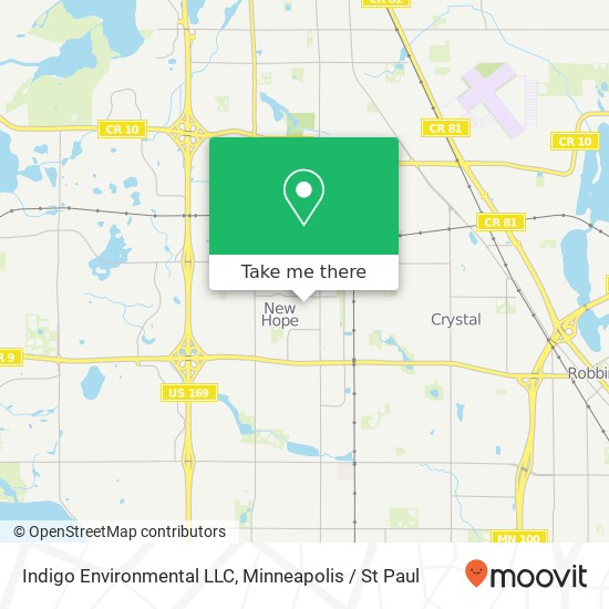 Indigo Environmental LLC map