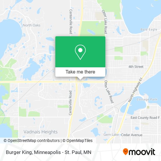 Mapa de Burger King