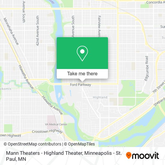 Mapa de Mann Theaters - Highland Theater