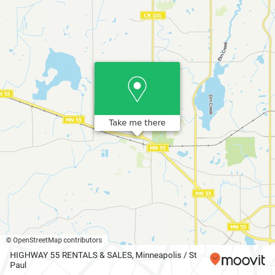 Mapa de HIGHWAY 55 RENTALS & SALES