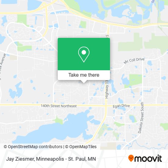Mapa de Jay Ziesmer