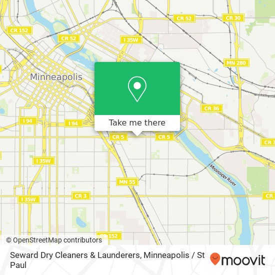 Seward Dry Cleaners & Launderers map