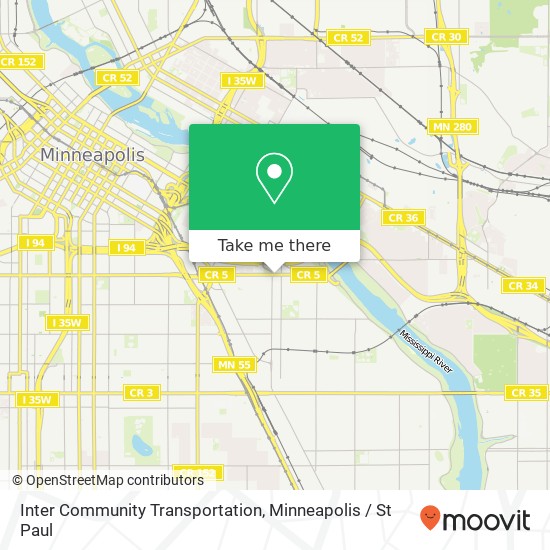 Inter Community Transportation map