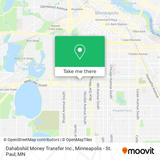 Dahabshiil Money Transfer Inc. map