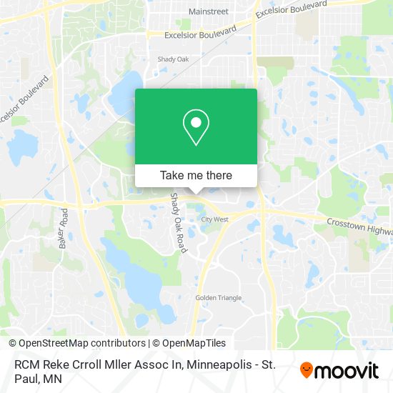 RCM Reke Crroll Mller Assoc In map