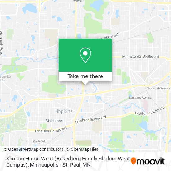 Sholom Home West (Ackerberg Family Sholom West Campus) map