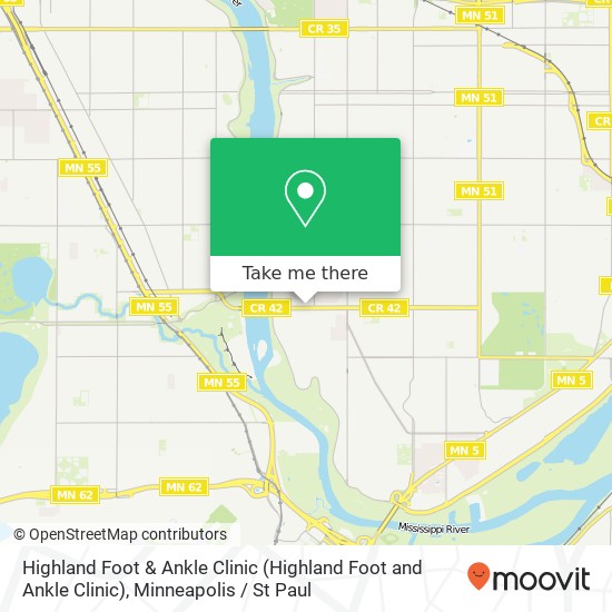 Highland Foot & Ankle Clinic map