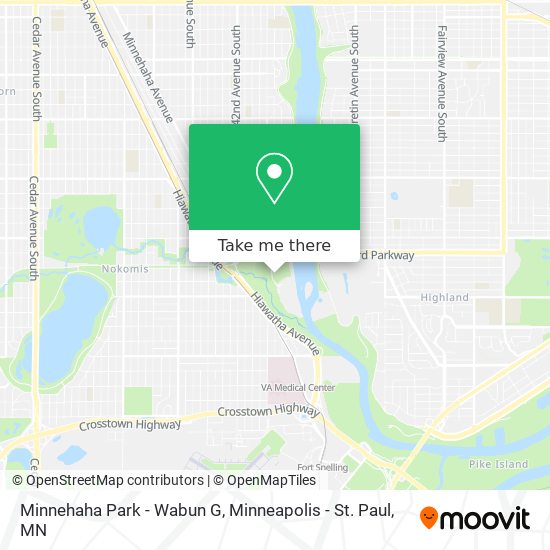 Minnehaha Park - Wabun G map