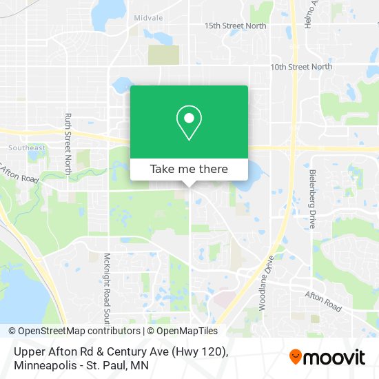 Upper Afton Rd & Century Ave (Hwy 120) map