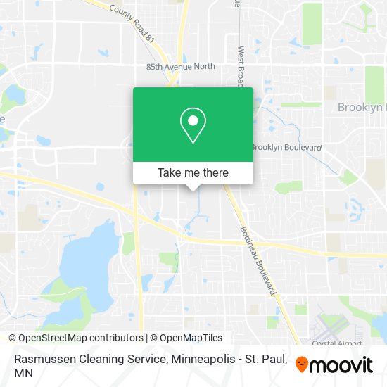 Mapa de Rasmussen Cleaning Service