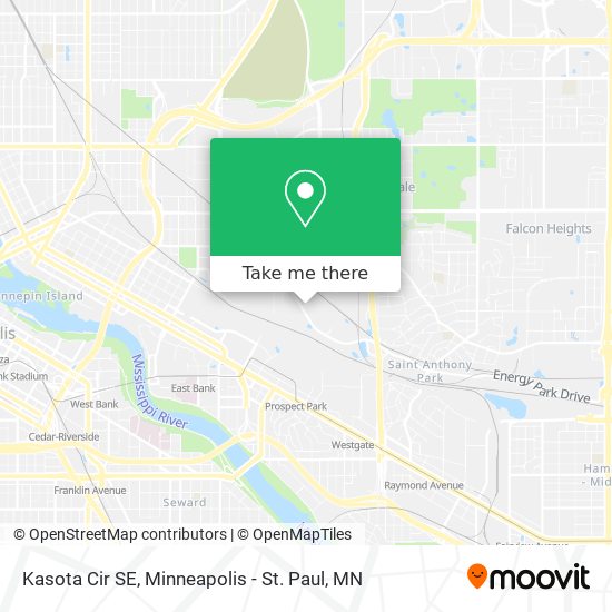 Mapa de Kasota Cir SE