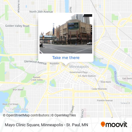 Mayo Clinic Square map