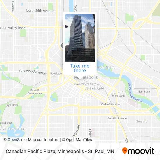 Canadian Pacific Plaza map