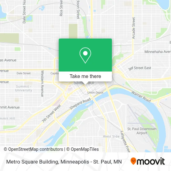 Metro Square Building map