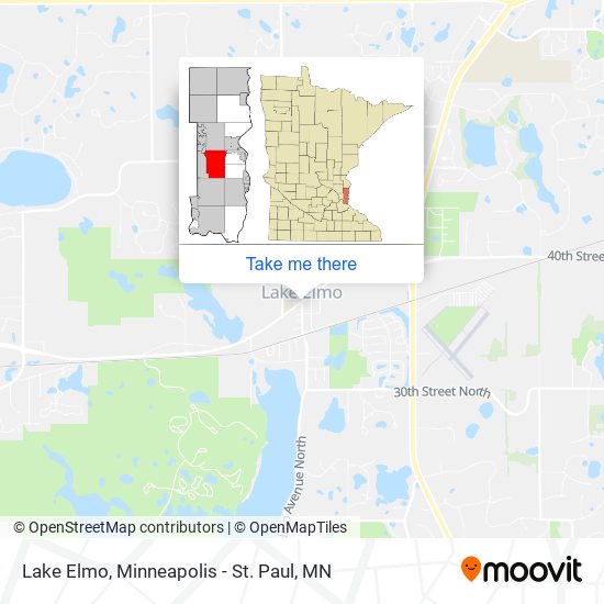 Lake Elmo map