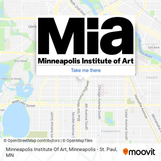 Mapa de Minneapolis Institute Of Art