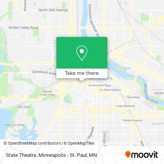 State Theatre map