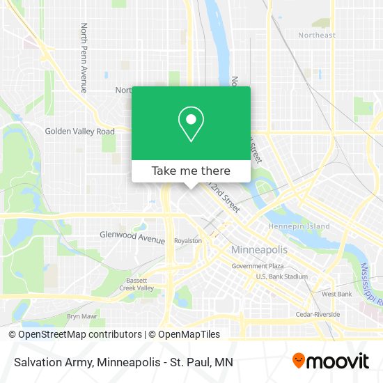 Salvation Army map