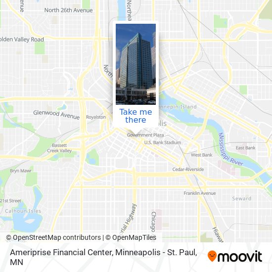 Ameriprise Financial Center map