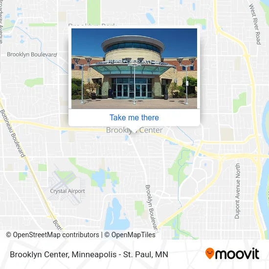 Map Brooklyn Center Mn How To Get To Brooklyn Center By Bus?