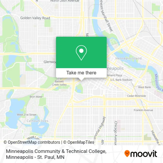 Minneapolis Community & Technical College map