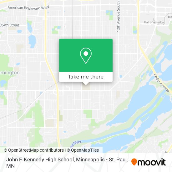 Mapa de John F. Kennedy High School