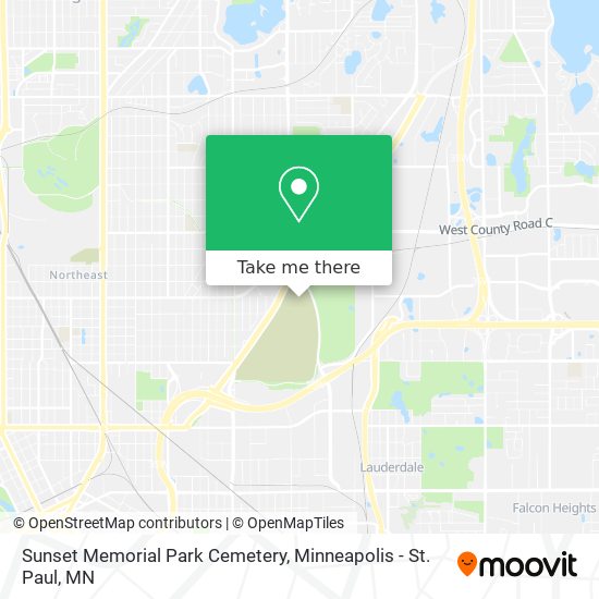 Mapa de Sunset Memorial Park Cemetery