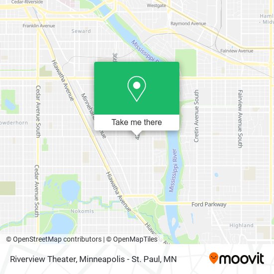 Mapa de Riverview Theater