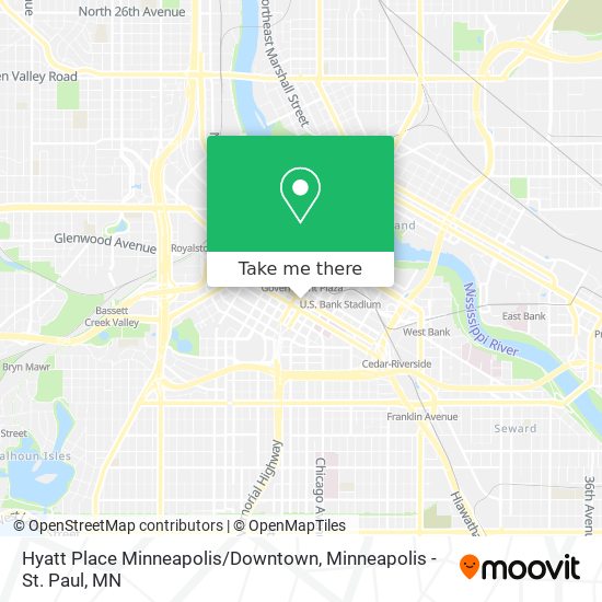 Hyatt Place Minneapolis / Downtown map