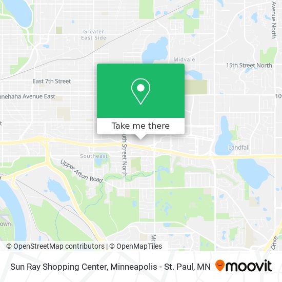 Sun Ray Shopping Center map