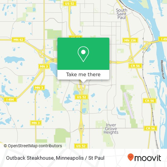 Outback Steakhouse map