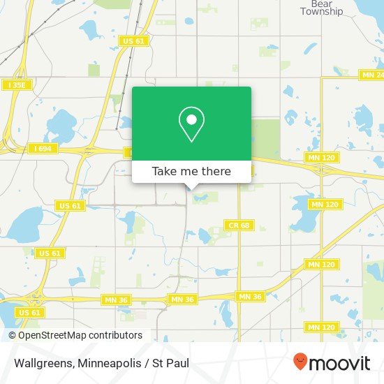 Wallgreens map