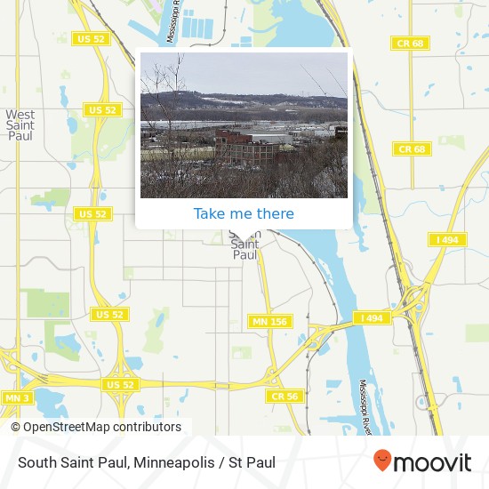 South Saint Paul map