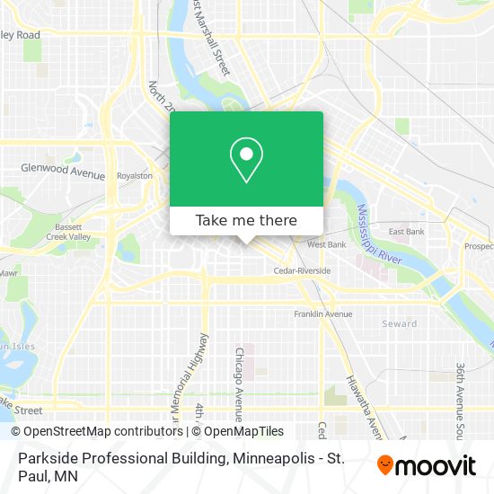 Parkside Professional Building map