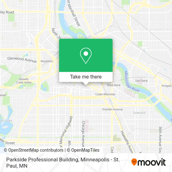Parkside Professional Building map