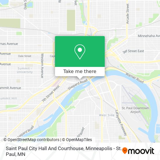Saint Paul City Hall And Courthouse map