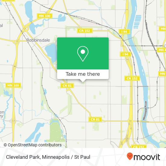 Mapa de Cleveland Park